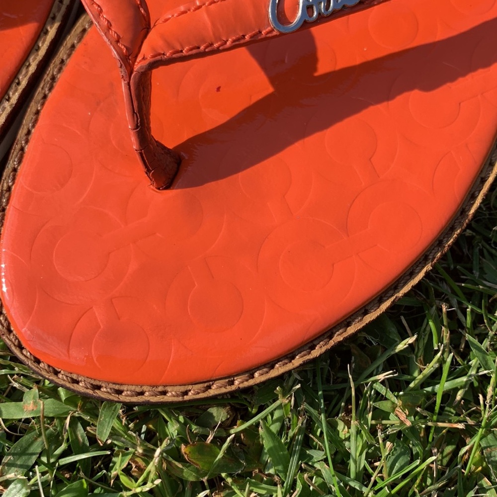 Coach sandals/flips EUC - Picture 3 of 10